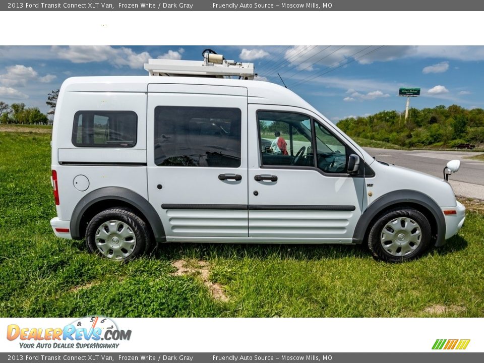 2013 Ford Transit Connect XLT Van Frozen White / Dark Gray Photo #3