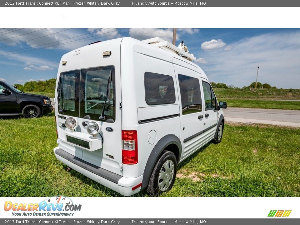 2013 Ford Transit Connect XLT Van Frozen White / Dark Gray Photo #4