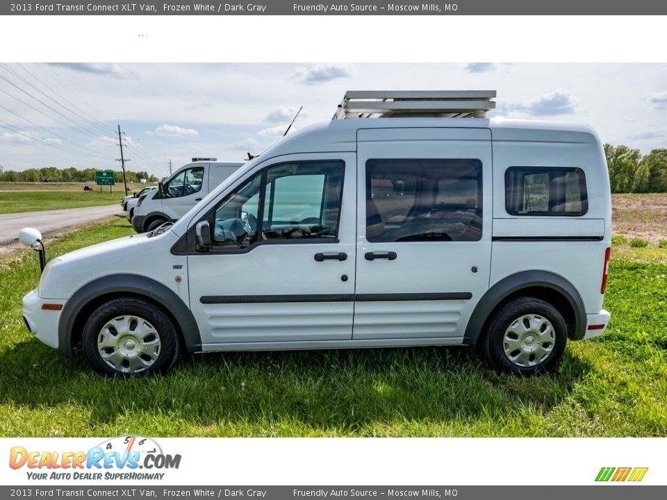 2013 Ford Transit Connect XLT Van Frozen White / Dark Gray Photo #7