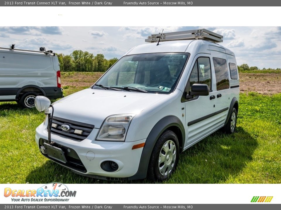 2013 Ford Transit Connect XLT Van Frozen White / Dark Gray Photo #8