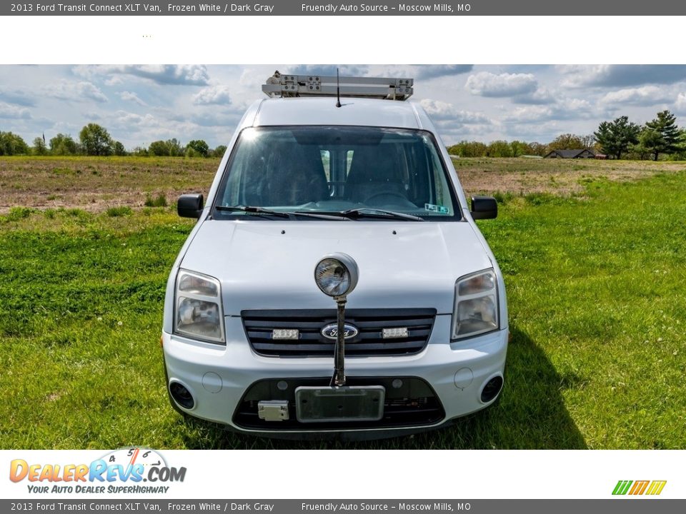 2013 Ford Transit Connect XLT Van Frozen White / Dark Gray Photo #9