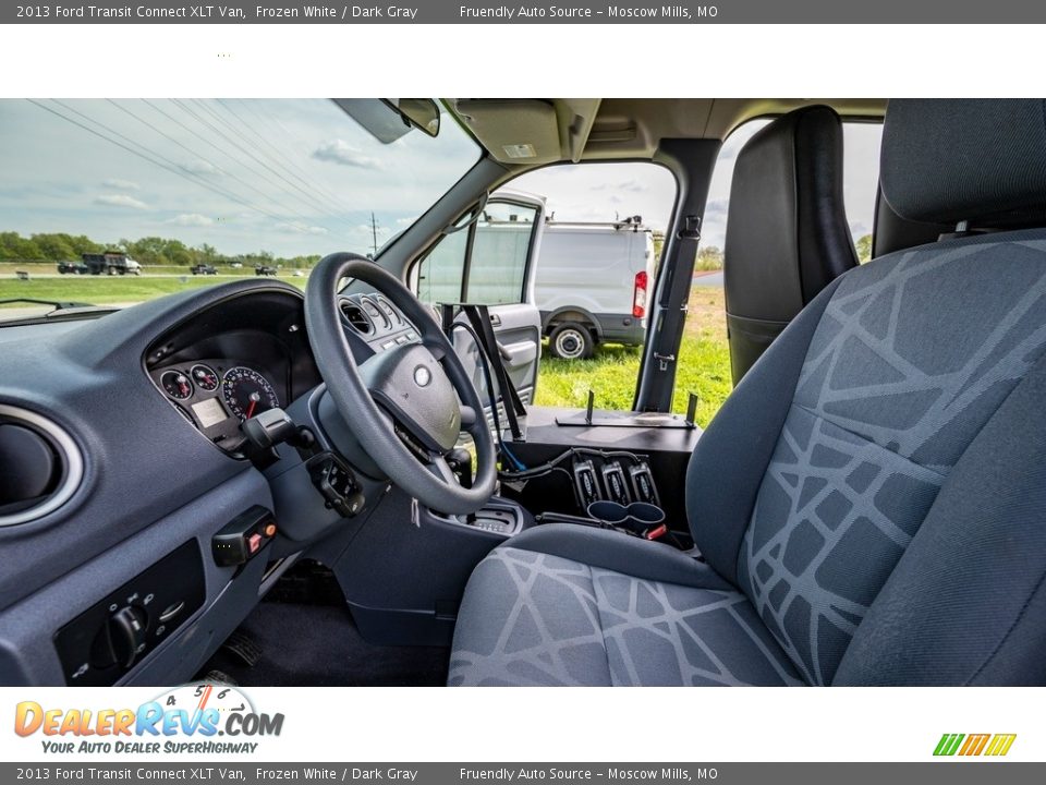 2013 Ford Transit Connect XLT Van Frozen White / Dark Gray Photo #17