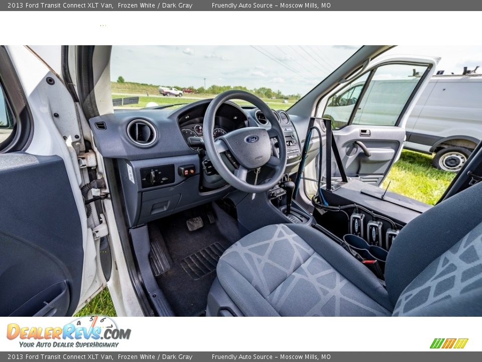 2013 Ford Transit Connect XLT Van Frozen White / Dark Gray Photo #18