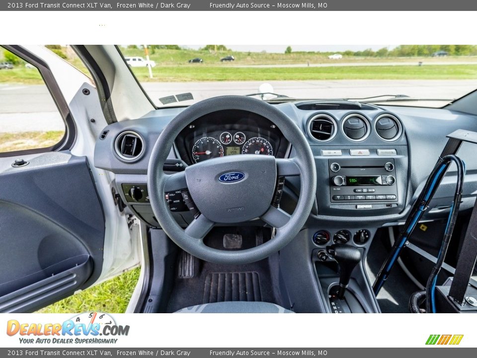 2013 Ford Transit Connect XLT Van Frozen White / Dark Gray Photo #30