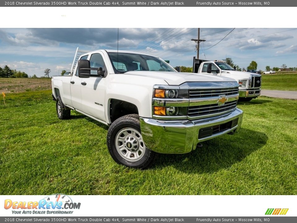 2018 Chevrolet Silverado 3500HD Work Truck Double Cab 4x4 Summit White / Dark Ash/Jet Black Photo #1