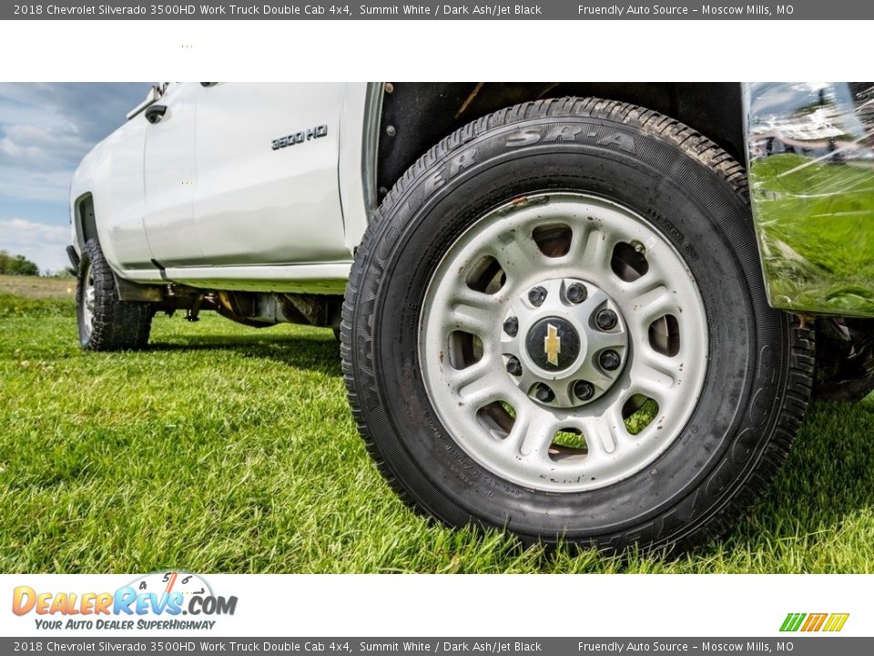 2018 Chevrolet Silverado 3500HD Work Truck Double Cab 4x4 Summit White / Dark Ash/Jet Black Photo #2