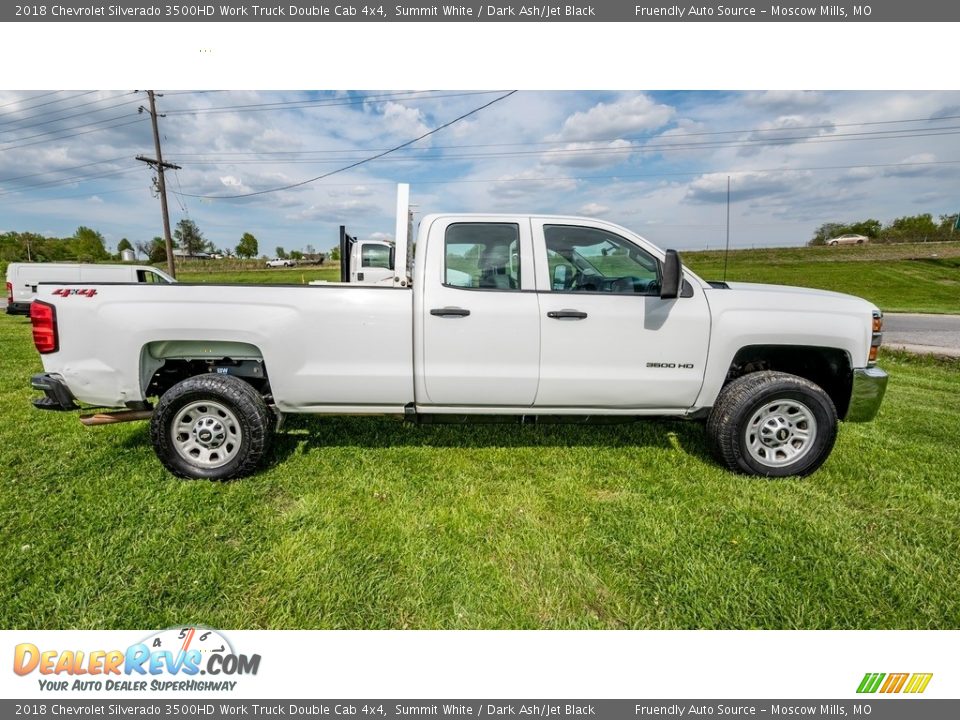 2018 Chevrolet Silverado 3500HD Work Truck Double Cab 4x4 Summit White / Dark Ash/Jet Black Photo #3