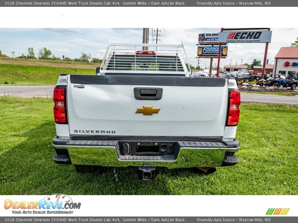 2018 Chevrolet Silverado 3500HD Work Truck Double Cab 4x4 Summit White / Dark Ash/Jet Black Photo #5