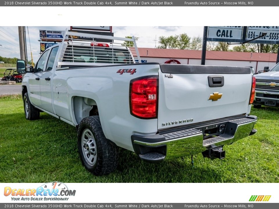 2018 Chevrolet Silverado 3500HD Work Truck Double Cab 4x4 Summit White / Dark Ash/Jet Black Photo #6