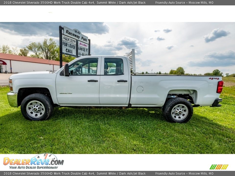 2018 Chevrolet Silverado 3500HD Work Truck Double Cab 4x4 Summit White / Dark Ash/Jet Black Photo #7