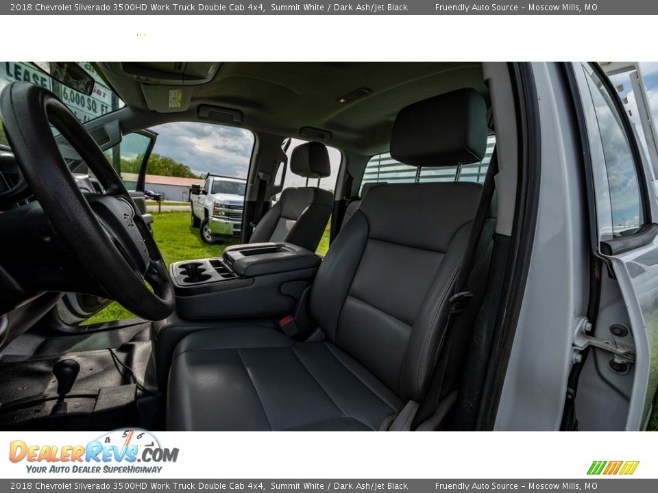 2018 Chevrolet Silverado 3500HD Work Truck Double Cab 4x4 Summit White / Dark Ash/Jet Black Photo #17