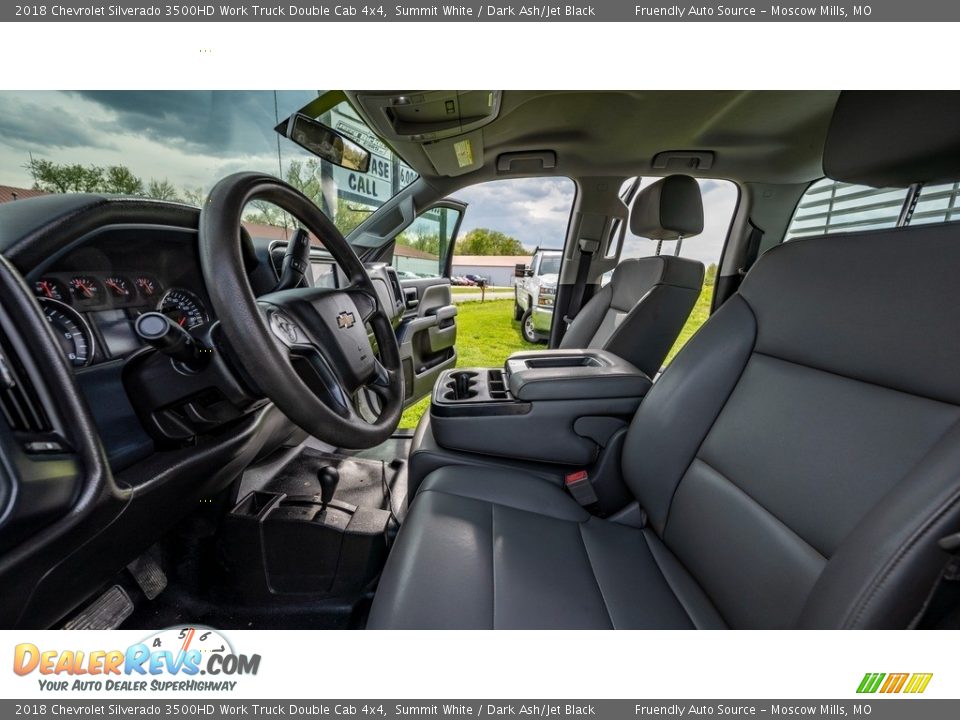 2018 Chevrolet Silverado 3500HD Work Truck Double Cab 4x4 Summit White / Dark Ash/Jet Black Photo #18
