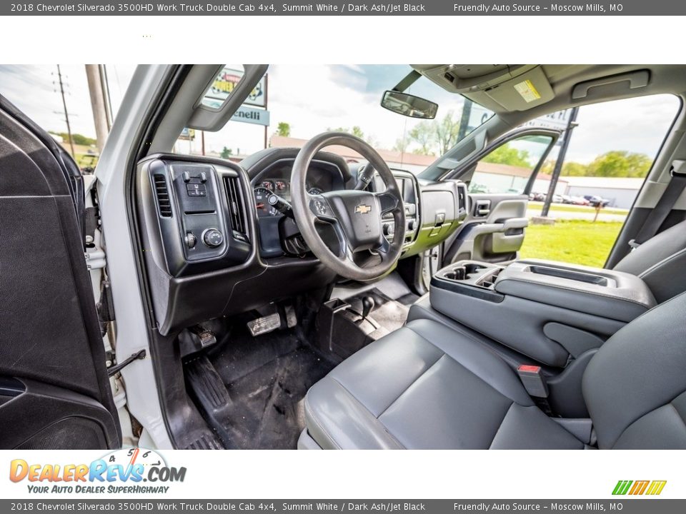 2018 Chevrolet Silverado 3500HD Work Truck Double Cab 4x4 Summit White / Dark Ash/Jet Black Photo #19