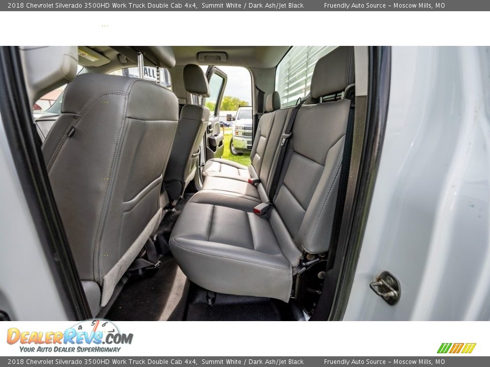 2018 Chevrolet Silverado 3500HD Work Truck Double Cab 4x4 Summit White / Dark Ash/Jet Black Photo #20