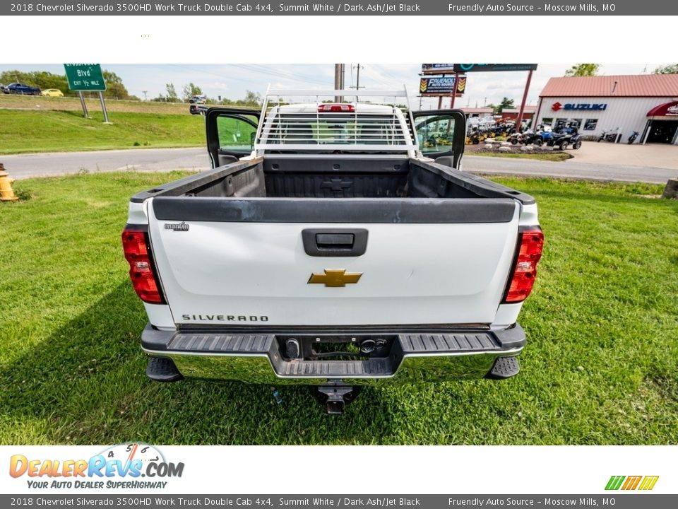 2018 Chevrolet Silverado 3500HD Work Truck Double Cab 4x4 Summit White / Dark Ash/Jet Black Photo #21