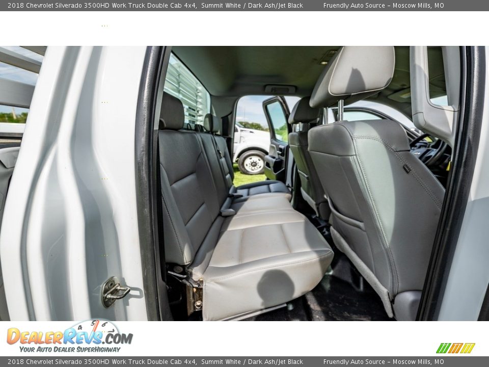 2018 Chevrolet Silverado 3500HD Work Truck Double Cab 4x4 Summit White / Dark Ash/Jet Black Photo #22