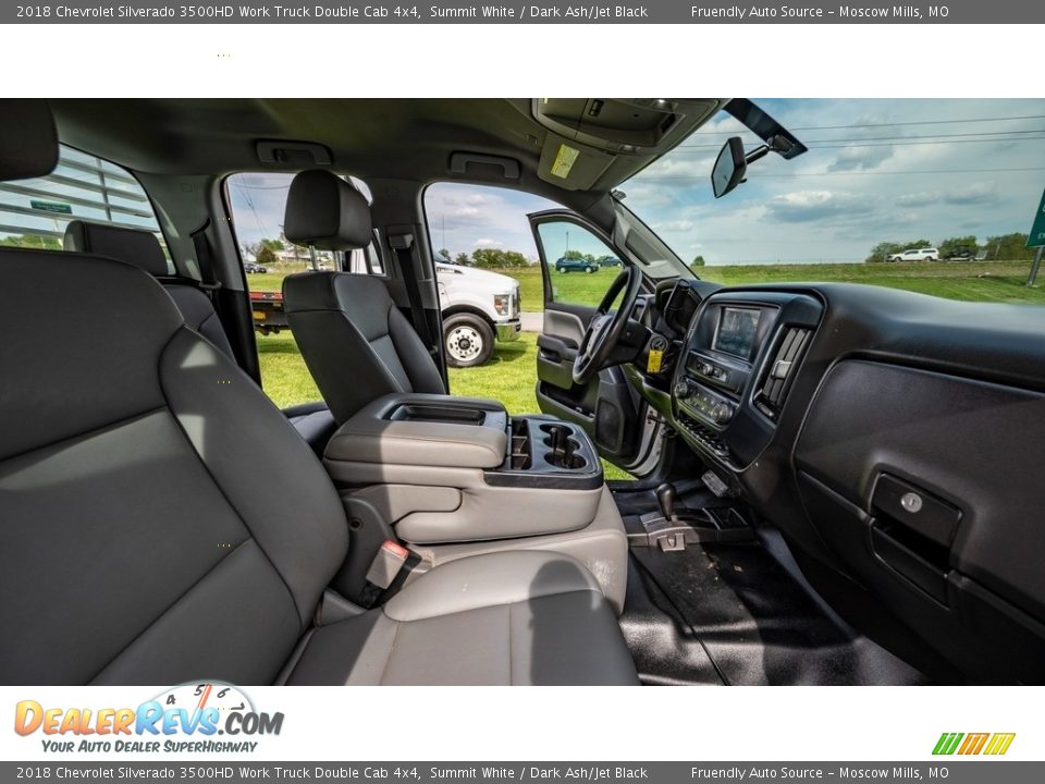 2018 Chevrolet Silverado 3500HD Work Truck Double Cab 4x4 Summit White / Dark Ash/Jet Black Photo #24