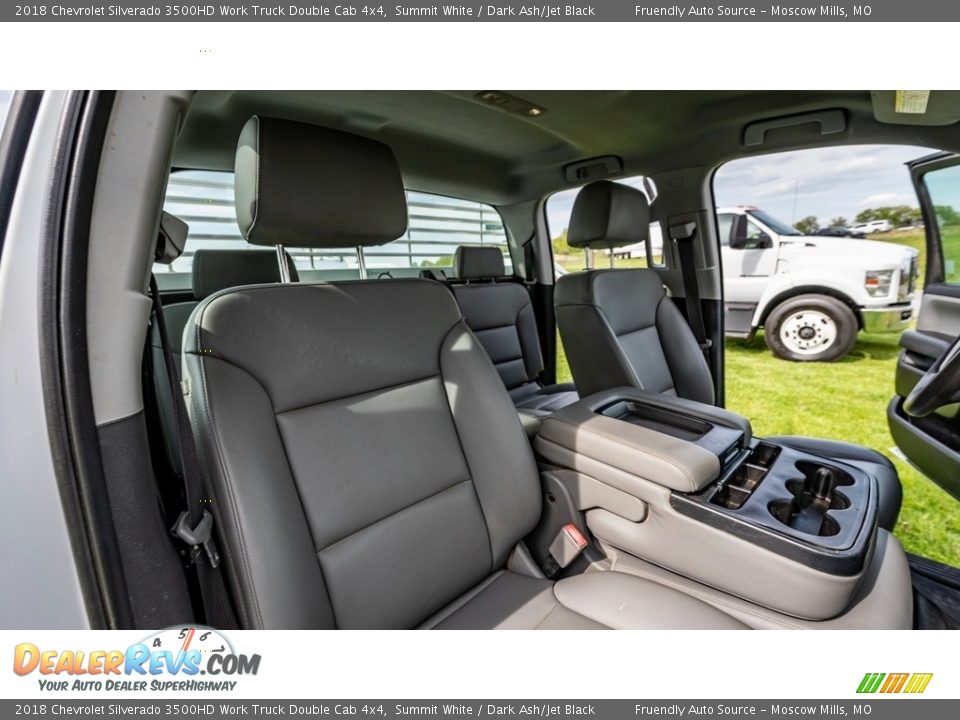 2018 Chevrolet Silverado 3500HD Work Truck Double Cab 4x4 Summit White / Dark Ash/Jet Black Photo #25