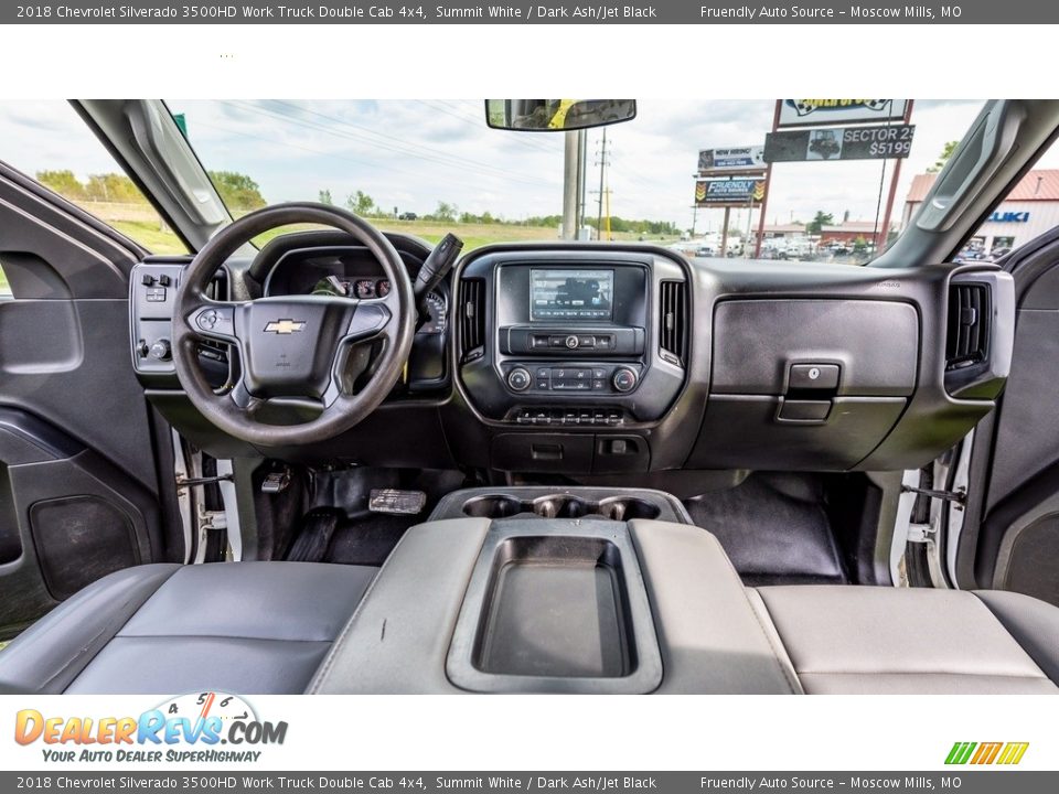 2018 Chevrolet Silverado 3500HD Work Truck Double Cab 4x4 Summit White / Dark Ash/Jet Black Photo #26