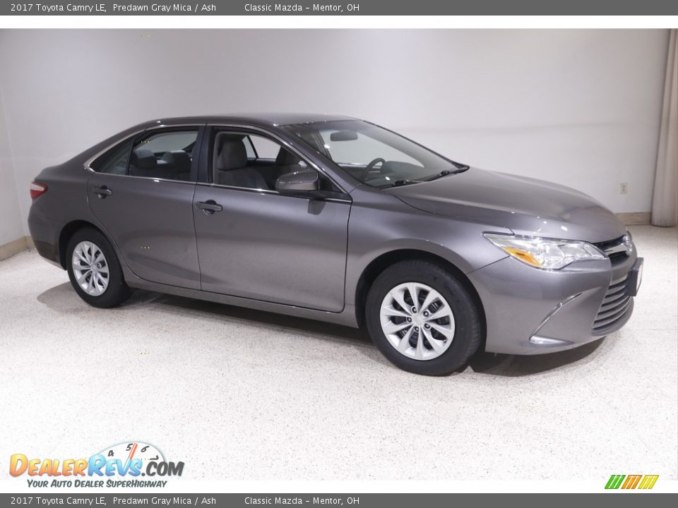 2017 Toyota Camry LE Predawn Gray Mica / Ash Photo #1