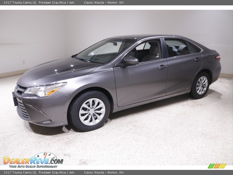 2017 Toyota Camry LE Predawn Gray Mica / Ash Photo #3