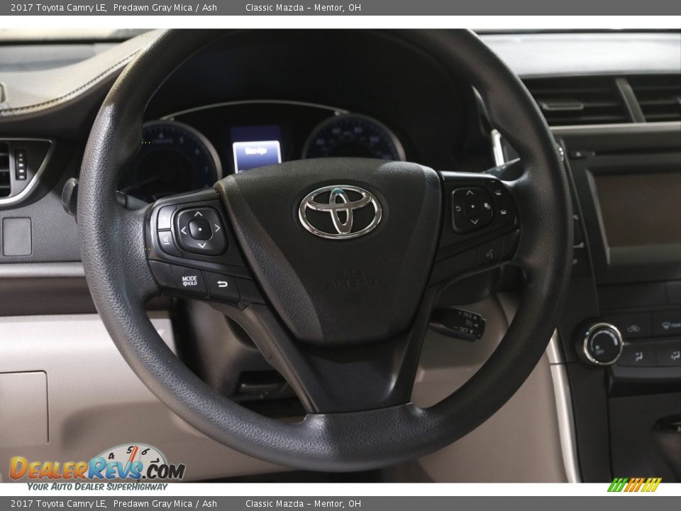 2017 Toyota Camry LE Predawn Gray Mica / Ash Photo #7