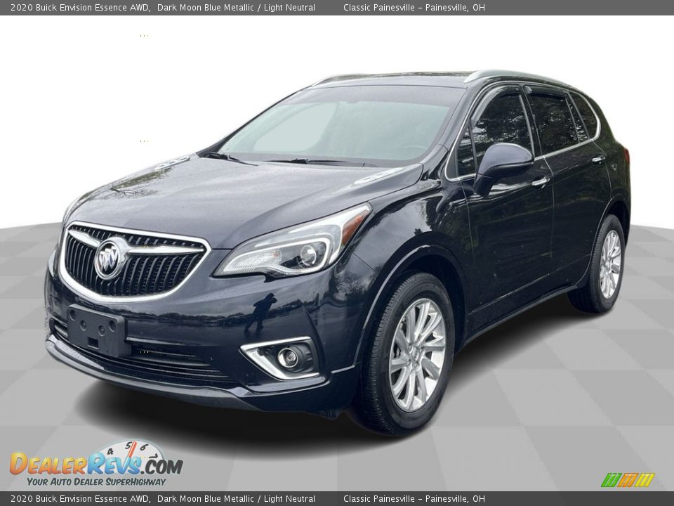 2020 Buick Envision Essence AWD Dark Moon Blue Metallic / Light Neutral Photo #1