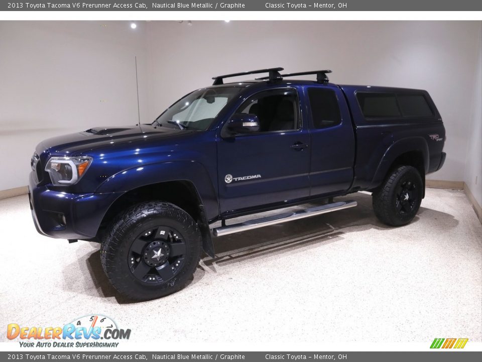 2013 Toyota Tacoma V6 Prerunner Access Cab Nautical Blue Metallic / Graphite Photo #3