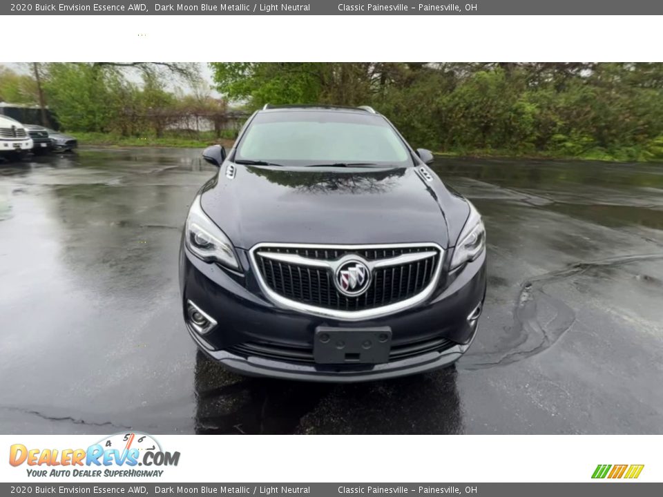 2020 Buick Envision Essence AWD Dark Moon Blue Metallic / Light Neutral Photo #3