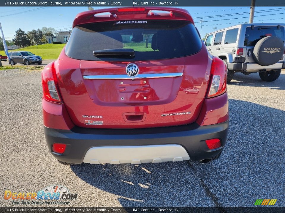 2016 Buick Encore Sport Touring Winterberry Red Metallic / Ebony Photo #3