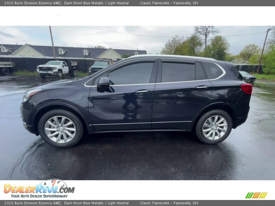 2020 Buick Envision Essence AWD Dark Moon Blue Metallic / Light Neutral Photo #5