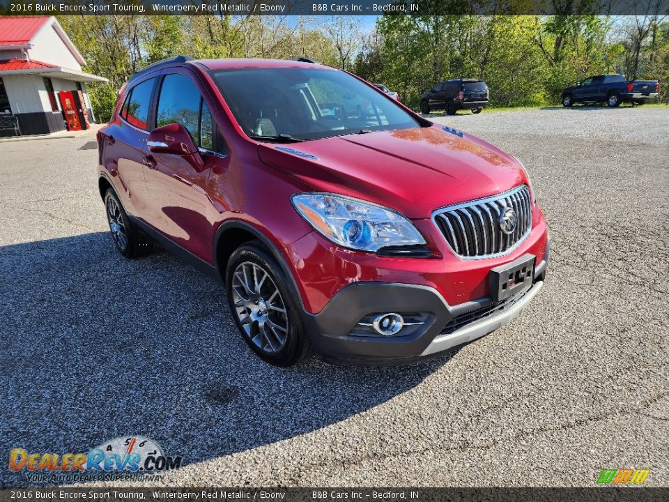 2016 Buick Encore Sport Touring Winterberry Red Metallic / Ebony Photo #5