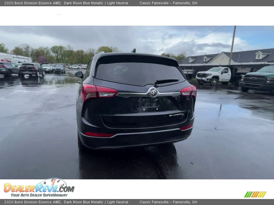 2020 Buick Envision Essence AWD Dark Moon Blue Metallic / Light Neutral Photo #7