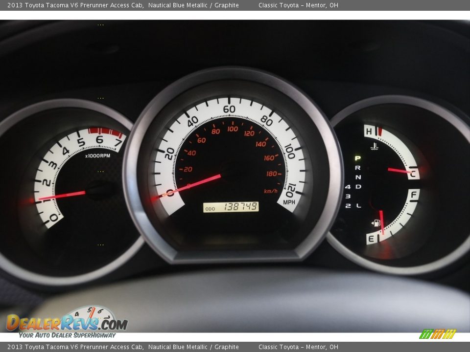 2013 Toyota Tacoma V6 Prerunner Access Cab Gauges Photo #8