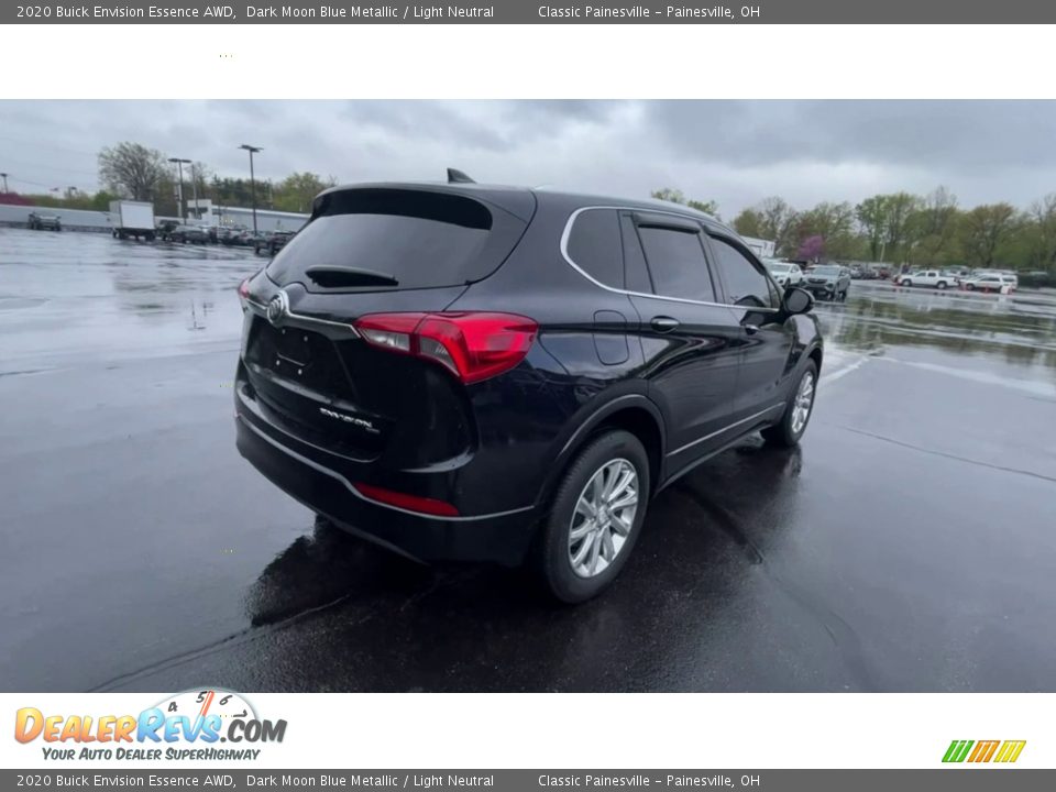 2020 Buick Envision Essence AWD Dark Moon Blue Metallic / Light Neutral Photo #8