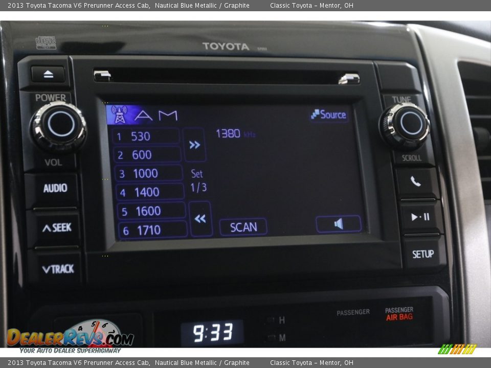 Audio System of 2013 Toyota Tacoma V6 Prerunner Access Cab Photo #10