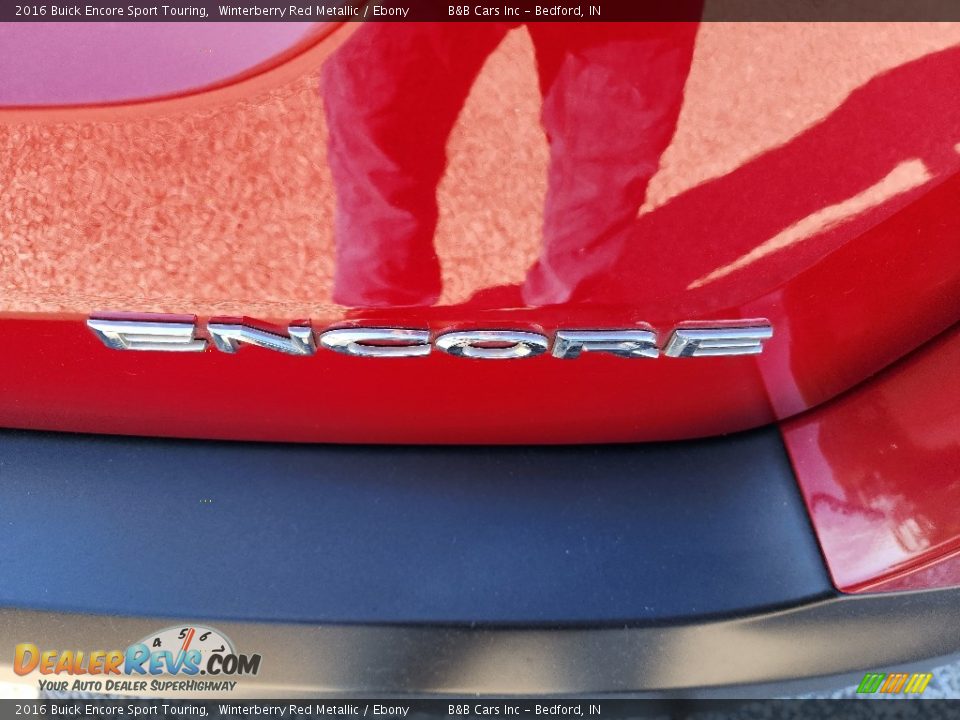2016 Buick Encore Sport Touring Winterberry Red Metallic / Ebony Photo #16