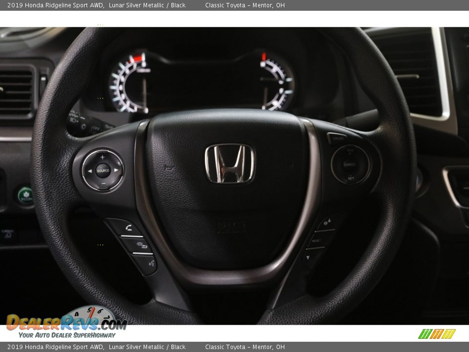 2019 Honda Ridgeline Sport AWD Steering Wheel Photo #7