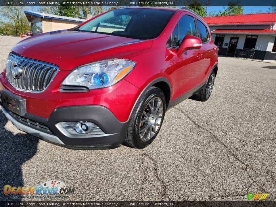 2016 Buick Encore Sport Touring Winterberry Red Metallic / Ebony Photo #22