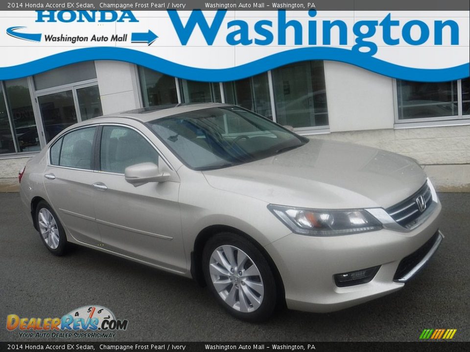 2014 Honda Accord EX Sedan Champagne Frost Pearl / Ivory Photo #1