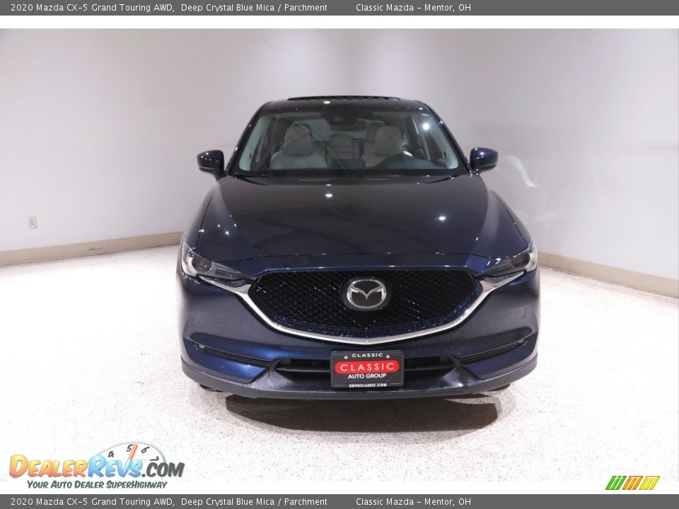 2020 Mazda CX-5 Grand Touring AWD Deep Crystal Blue Mica / Parchment Photo #2