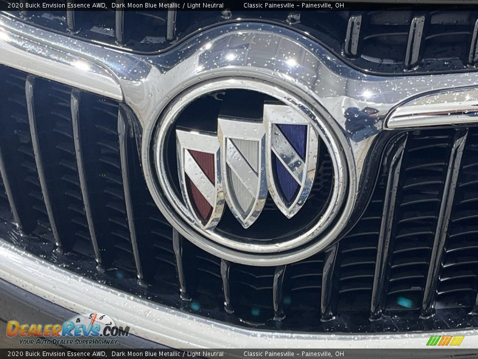 2020 Buick Envision Essence AWD Dark Moon Blue Metallic / Light Neutral Photo #28