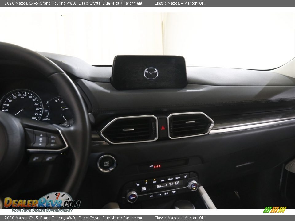 2020 Mazda CX-5 Grand Touring AWD Deep Crystal Blue Mica / Parchment Photo #9
