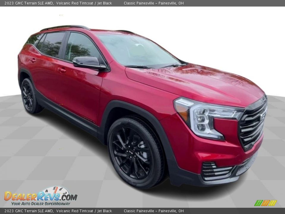 2023 GMC Terrain SLE AWD Volcanic Red Tintcoat / Jet Black Photo #2