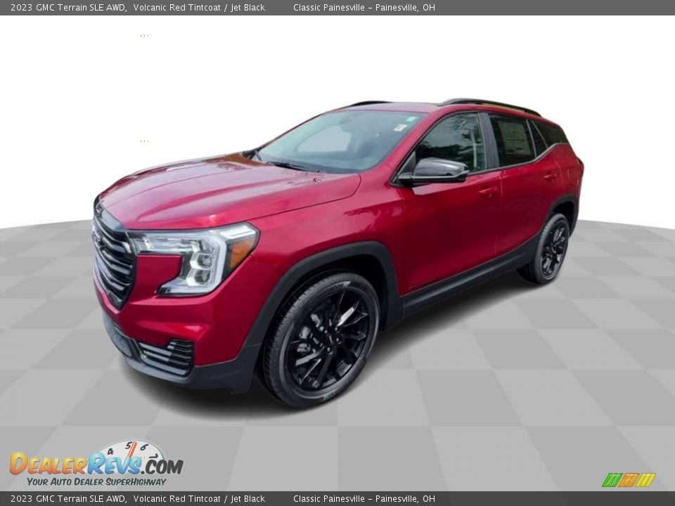 2023 GMC Terrain SLE AWD Volcanic Red Tintcoat / Jet Black Photo #4