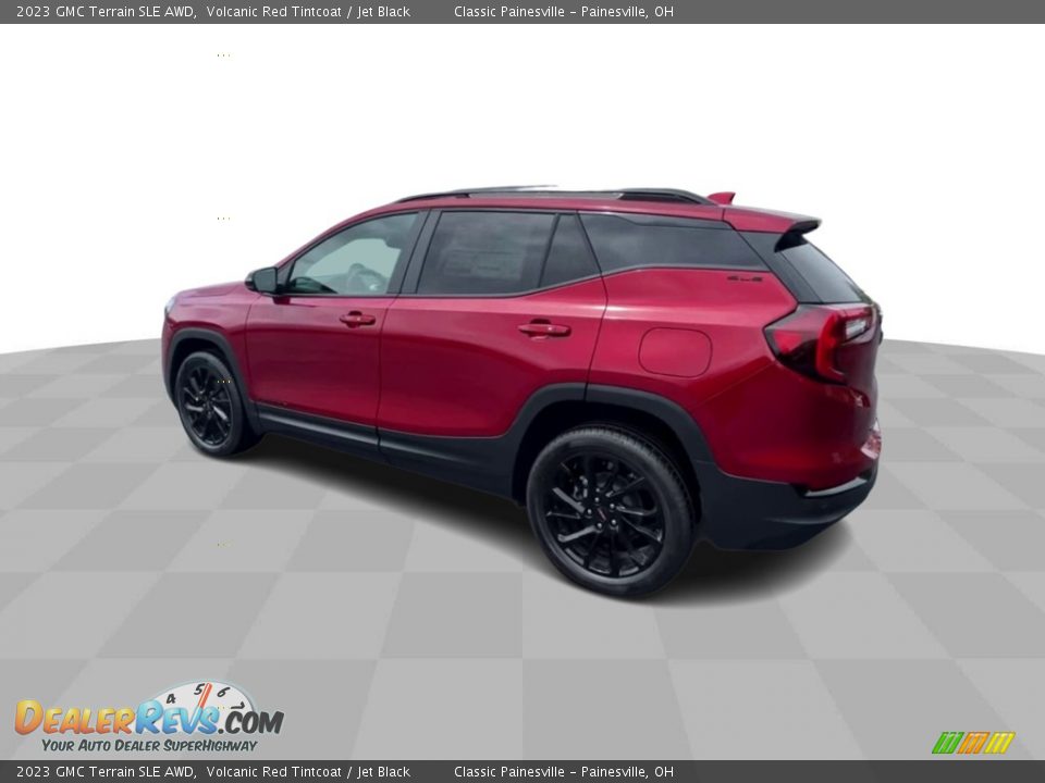 2023 GMC Terrain SLE AWD Volcanic Red Tintcoat / Jet Black Photo #6