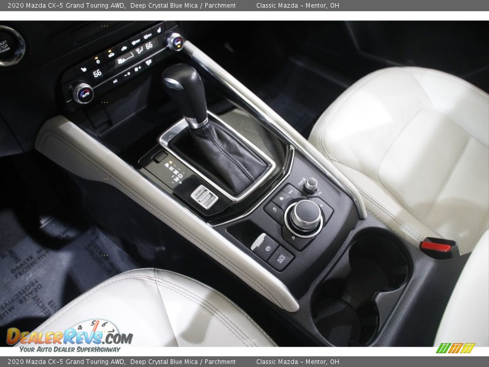 2020 Mazda CX-5 Grand Touring AWD Deep Crystal Blue Mica / Parchment Photo #14
