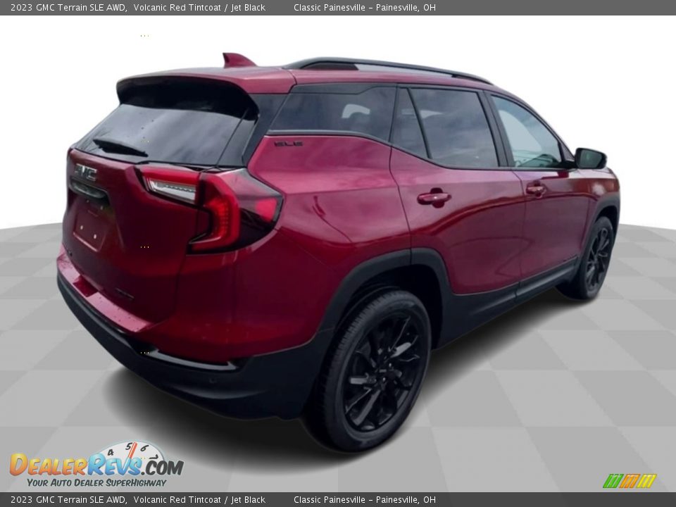 2023 GMC Terrain SLE AWD Volcanic Red Tintcoat / Jet Black Photo #8