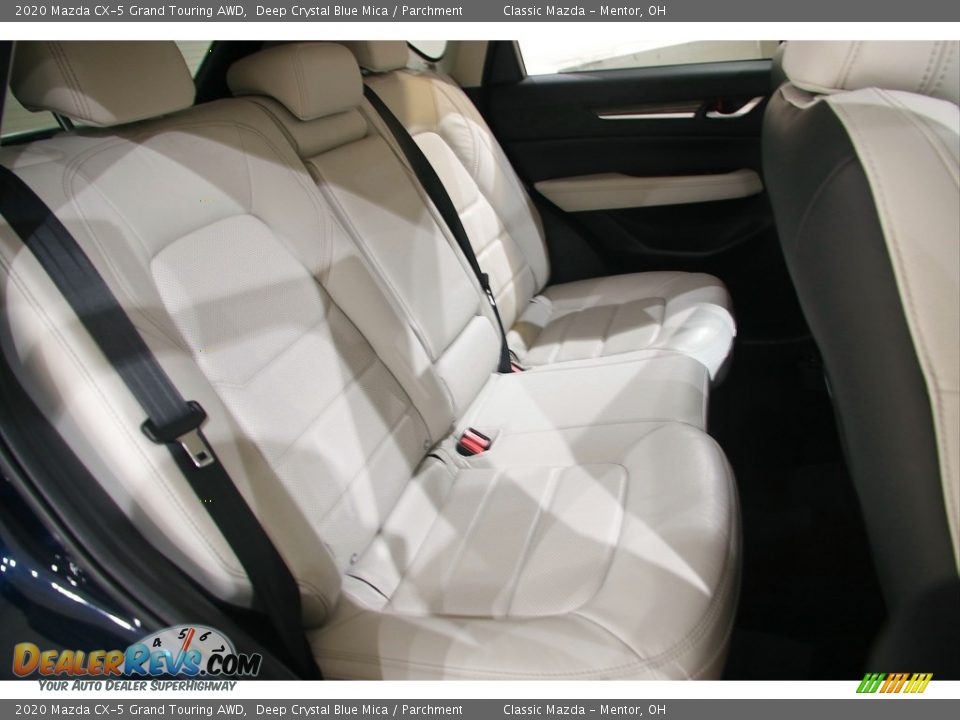 2020 Mazda CX-5 Grand Touring AWD Deep Crystal Blue Mica / Parchment Photo #16