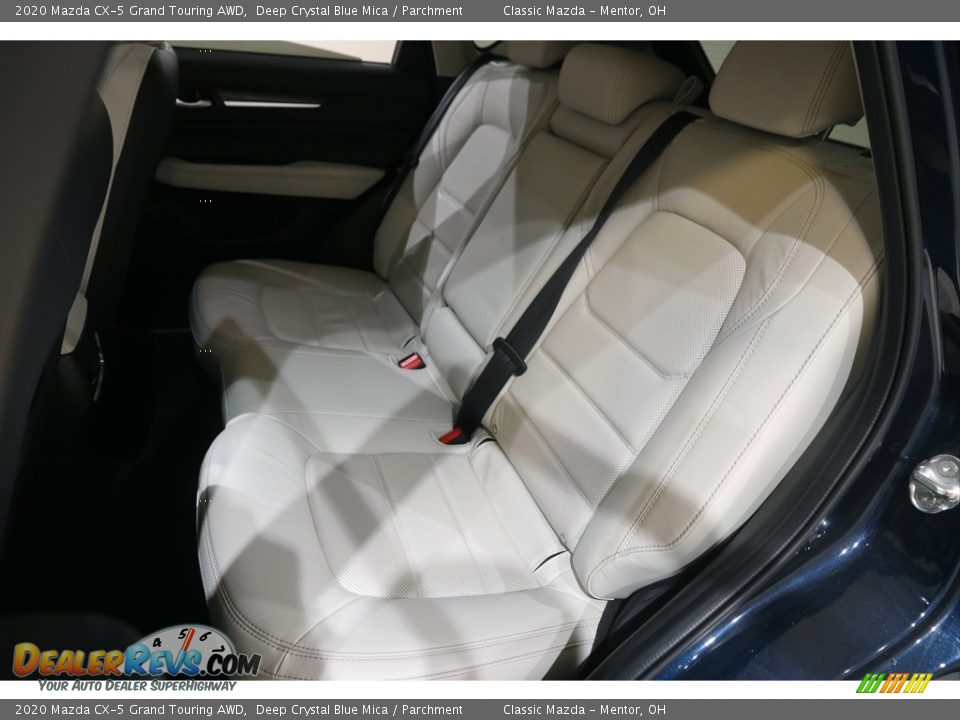 2020 Mazda CX-5 Grand Touring AWD Deep Crystal Blue Mica / Parchment Photo #17